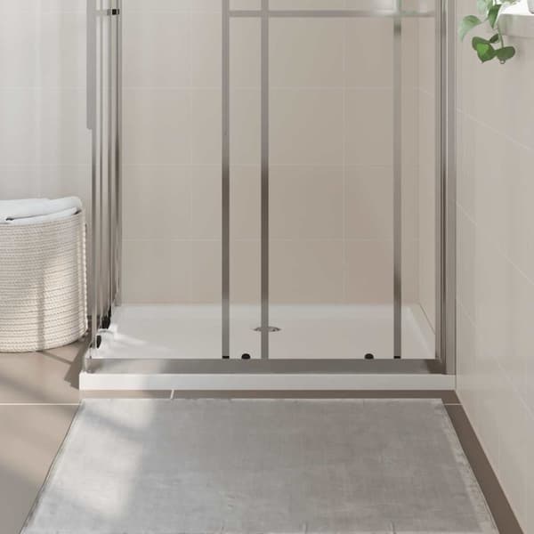 Duschkar rektangulärt ABS vit 70x100 cm