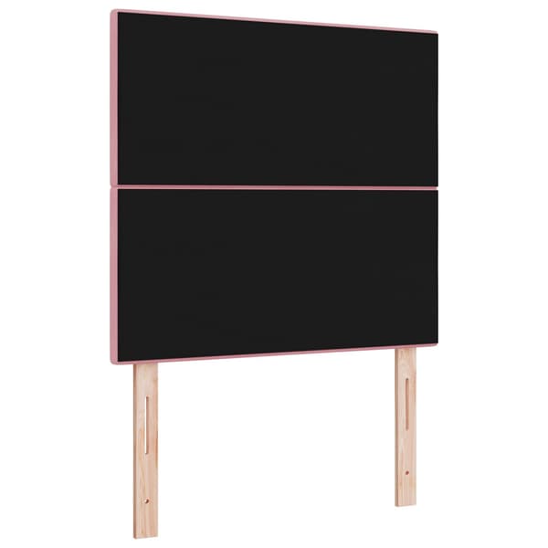 Huvudgavel Rosa 80 cm Sammet