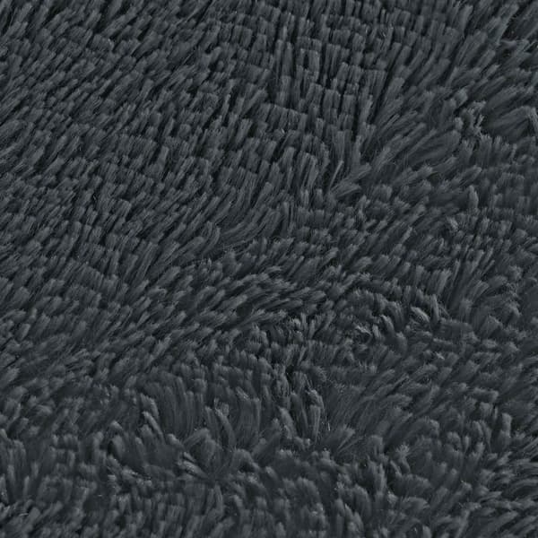Kuddöverdrag 2 pcs HEERLEN Antracit Ø 60 cm PV Fleece