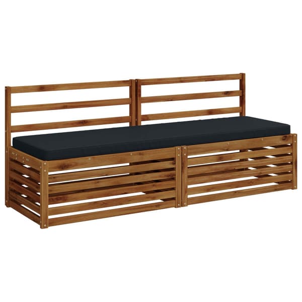 1-delad Bänk Kudde VUGHT 100% Polyester Mörkblå 180 x 50 x 5 cm