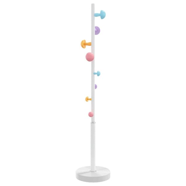 Klädställning vit 172 cm pulverlackerat järn