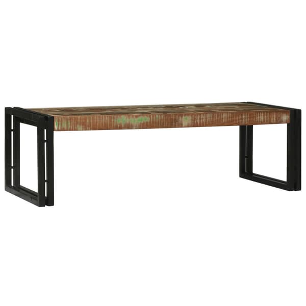 Kaffeebord 2 pcs Flerfärgsdesign Solid återvunnen trä