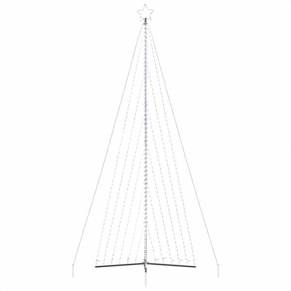 LED julgran 789 LEDs kallvit 476 cm