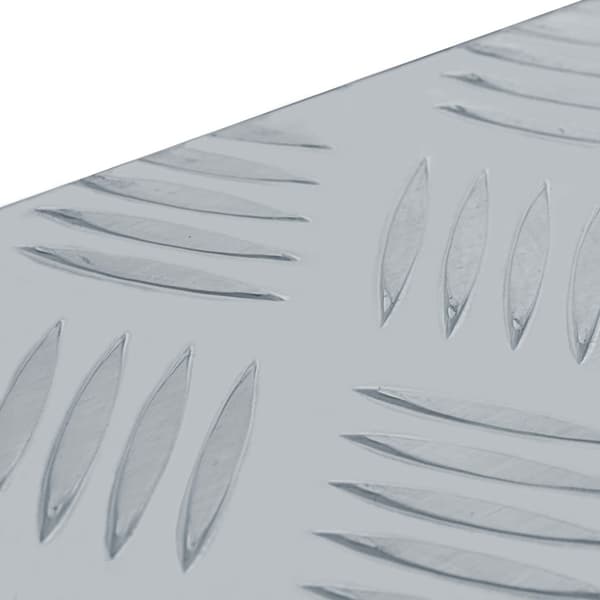 Förvaringslåda aluminium 48,5x14x20 cm silver