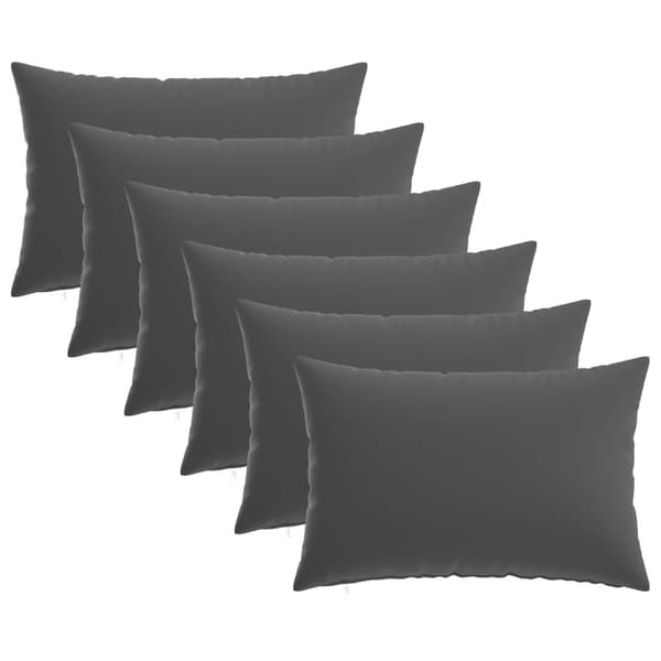 Kudde med kudde HEERLEN 6 st Antracit Polyester