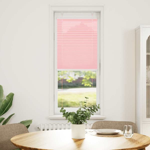 Plisserad persienn rosa 50x150cm tyg bredd 49,4cm polyester