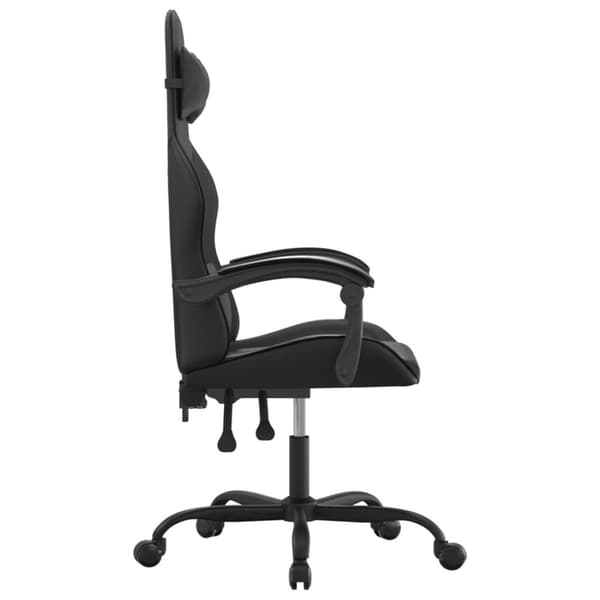 Gamingstol svart konstläder