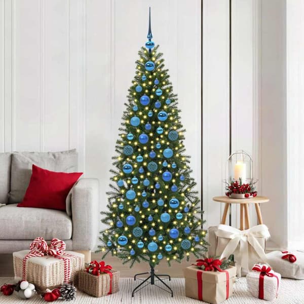 Julprydnad Set med 300 LED-lampor 120 pcs Blå Plast