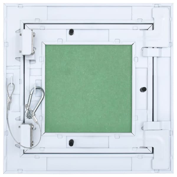 Åtkomstpanel Grön och Silver 20 x 20 cm Aluminium och gips