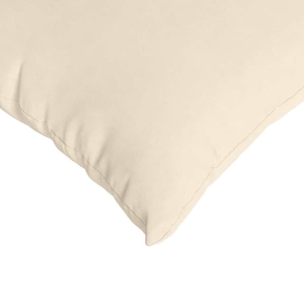 Sofakuddar 2 pcs Beige 60 x 60 cm tyg