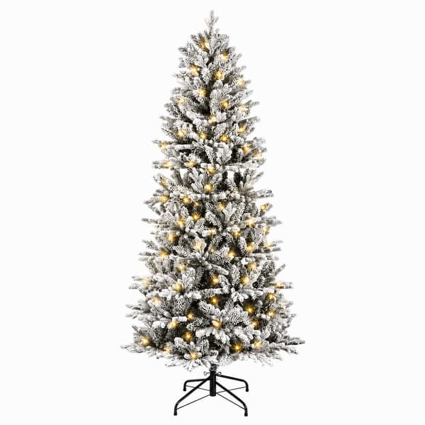 Plast Hingad Julgran 240 cm 300 LED-lampor Varmvit PVC och PE