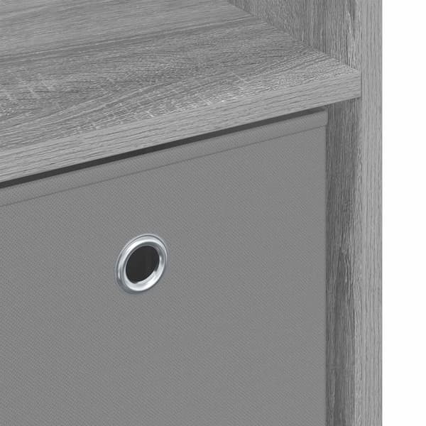 Sideboard med låda Grå Sonoma 73,5 x 24 x 69,5 cm