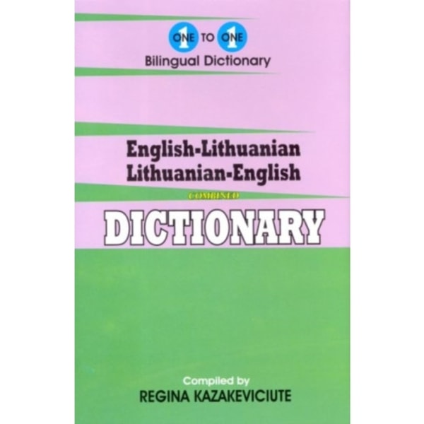 One-to-one dictionary (inbunden, eng)