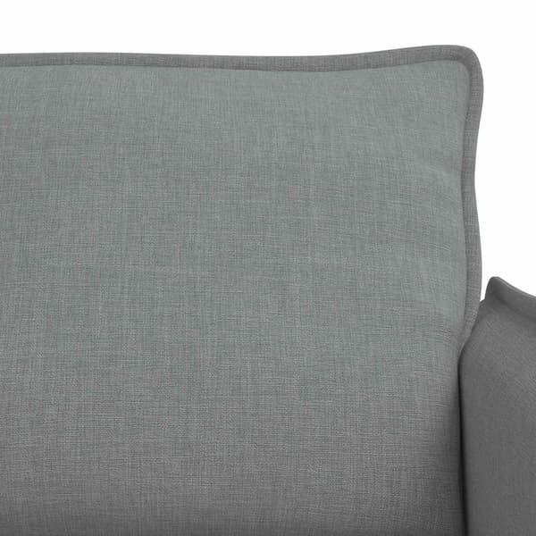 Soffset 2 pcs Ljusgrå 156 x 82 x 85 cm Tyg