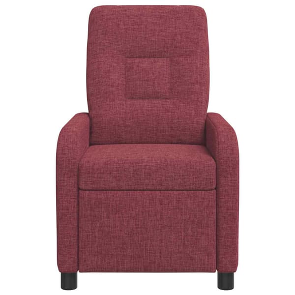Recliner Vinröd Tyg
