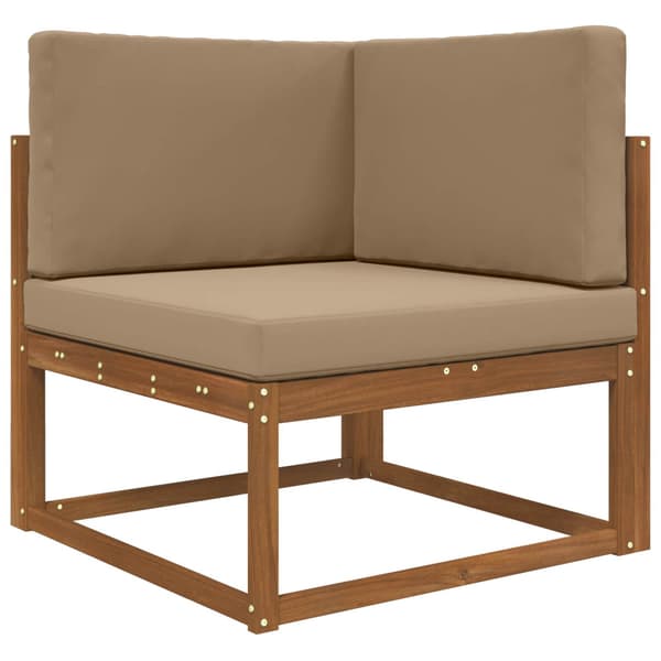 Utomhus Soffa Kudde 3 pcs Taupe Polyester