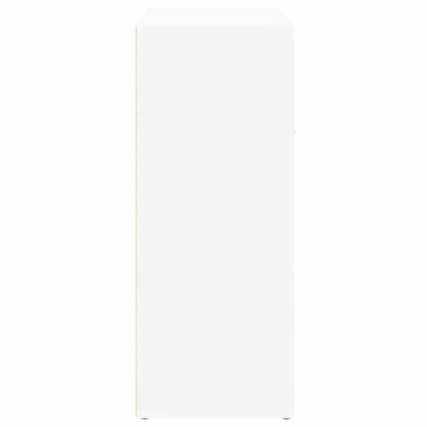 Skänk vit 60x30x75 cm konstruerat trä
