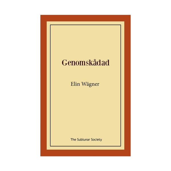 Genomskådad (häftad)