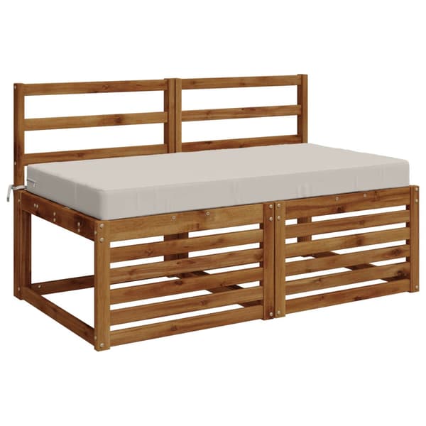 Sittkudde SOEST 100% Polyester Vit 120 x 60 x 10 cm