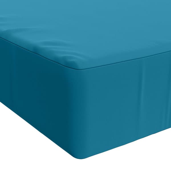 Sittkudde SOEST 100% Polyester Ljusblå 120 x 80 x 15 cm