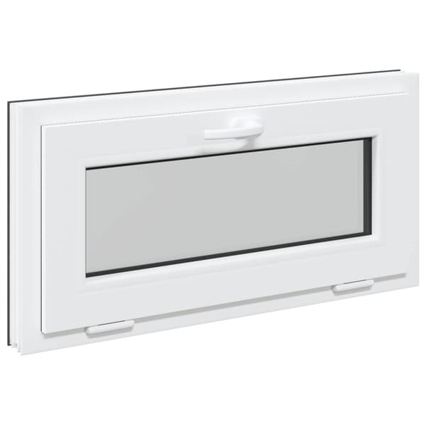 Källarfönster RISOR 80 x 40 cm PVC och glas Antracit