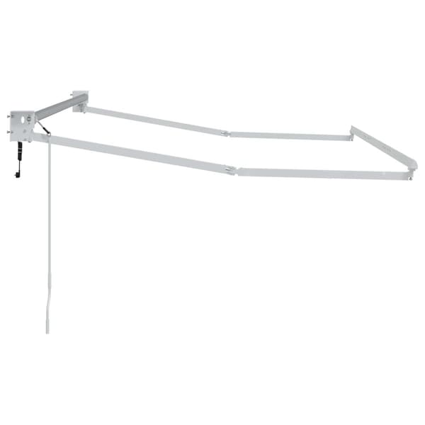 Elektrisk utdragbar markisram Vit 3 x 2 m Aluminium
