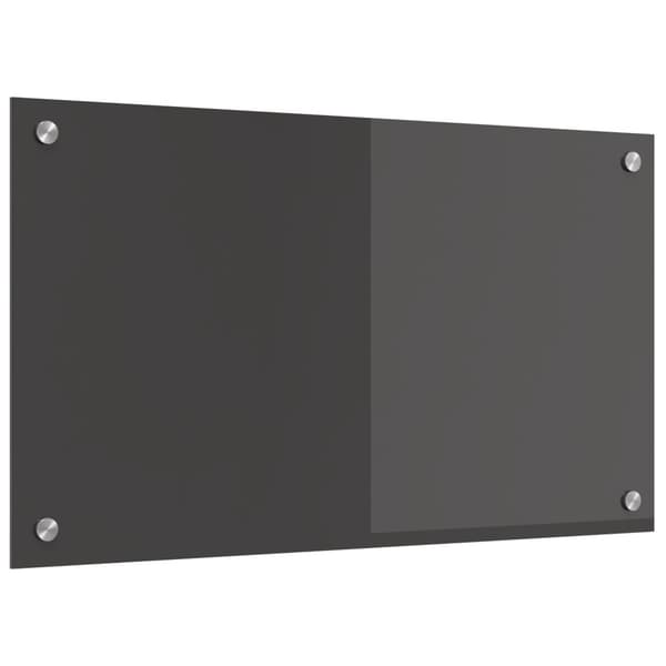 Köksskydd Mörkgrå 70 x 40 cm härdat glas