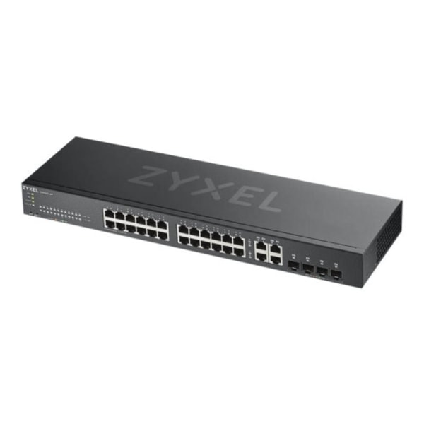 Zyxel GS1920-24v2 - switch - 24 portar - smart - rackmonterbar