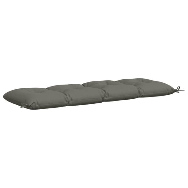 2-delade Bänk Kuddar VIANEN 100% Polyester Grå 150 x 50 x 12 cm