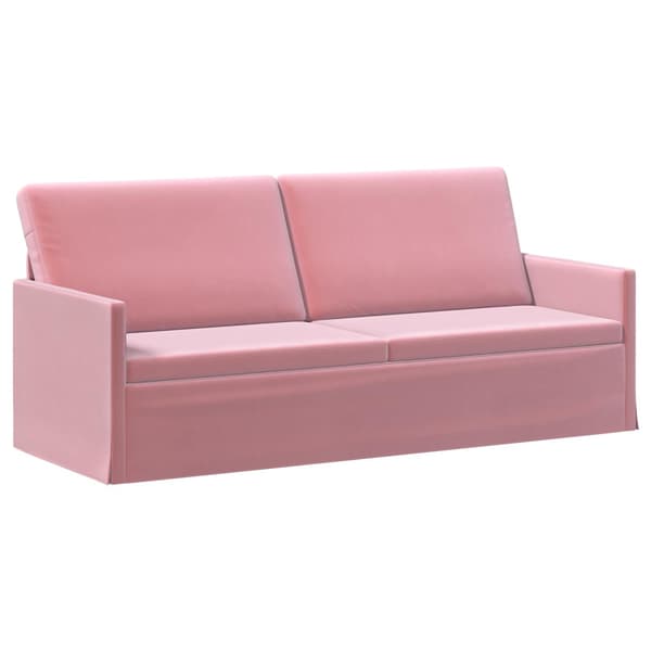 Soffset 2 st Rosa Sammet (V)