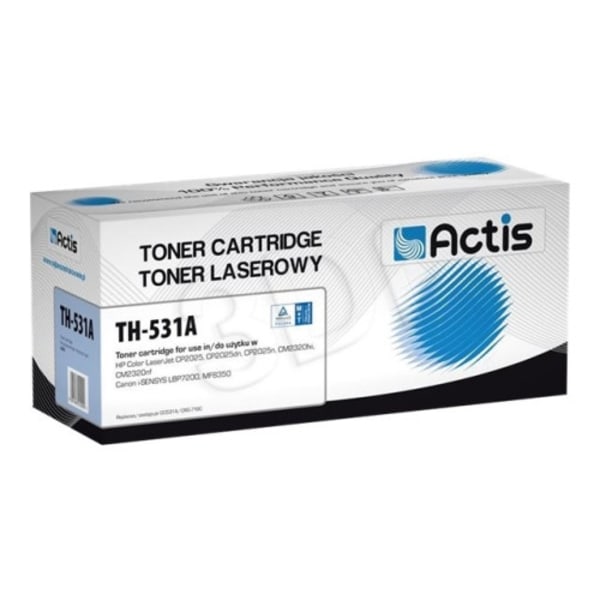 Actis standard TH-531A - svart - kompatibel - tonerkassett (alternativ för: Canon CRG-718C, HP 304A, HP CC531A)