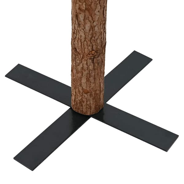 Smal julgran Grön 180 cm PVC och solid furu