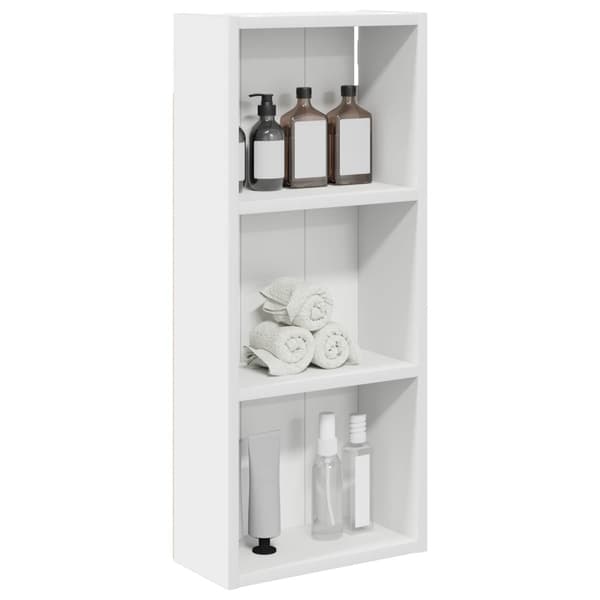 Badrumsväggskåp Vit 30 x 14 x 70 cm Konstruerat trä