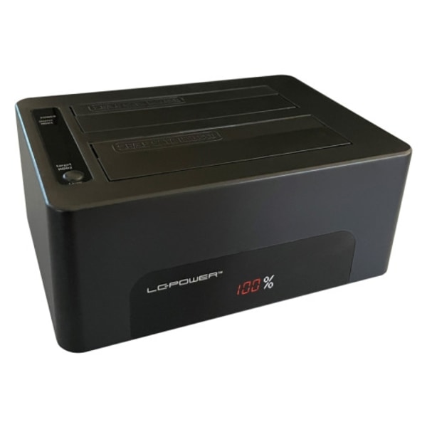 LC-Power LC-DOCK-U3-V Dockningsstation för lagringsenhet USB 3.2 Gen 1 (3.1 Gen 1) Type-B Svart