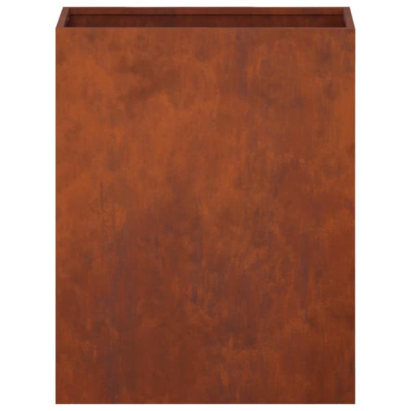 Trädgårdsplanterare 2 st Rostig 40 x 20 x 50 cm