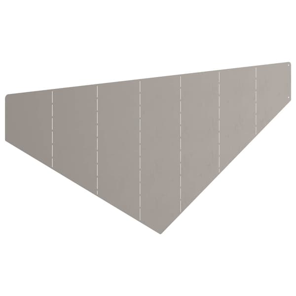 Kant för gräsmatta 100 x 45 cm Stål Rostig