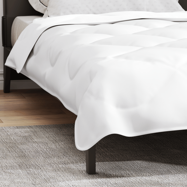 Vinter Täcke Vit 200 x 155 x 5 cm Polyester
