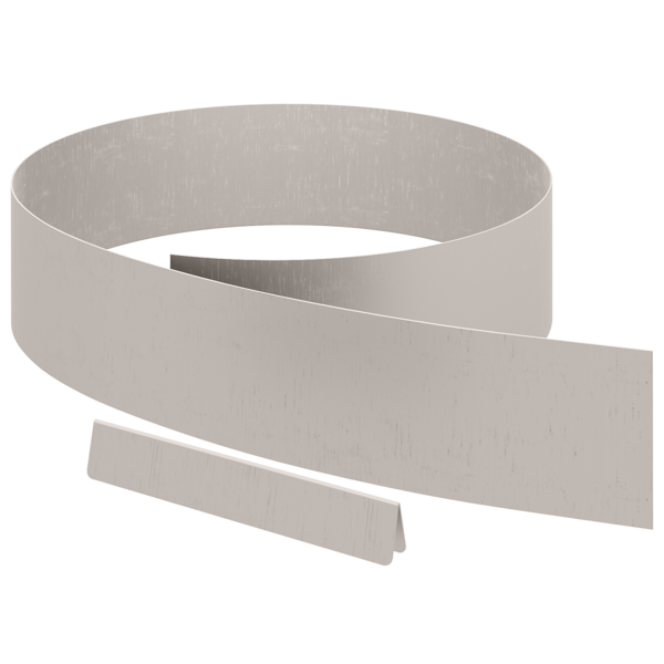 Kant för gräsmatta 4 pcs Rostig 450 x 0.05 x 15 cm