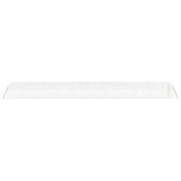 Växthus med stålram vit 110 m² 22x5x2,3 m