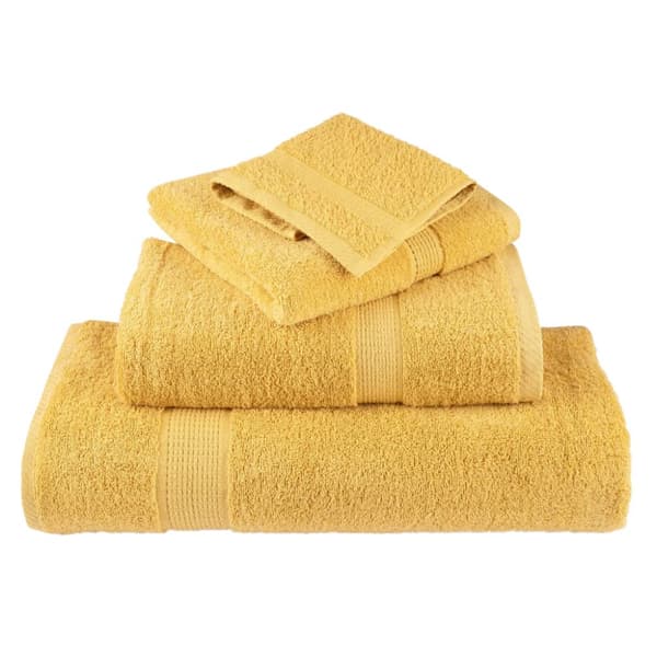 Premium handdukar 8 st SOLUND guld 600 gsm