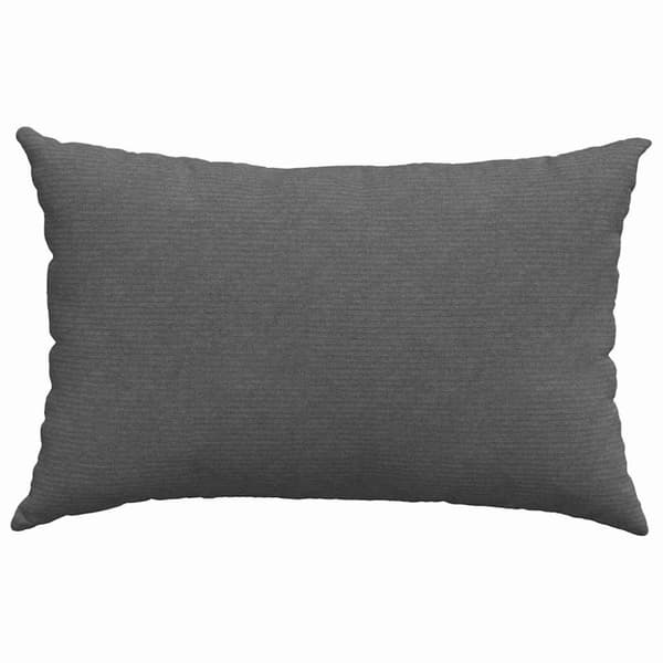 Sofakuddar 2 pcs Mörkgrå 60 x 40 cm Kordread tyg