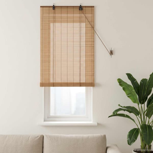 Rullgardin Brun 60 x 160 cm Bambu
