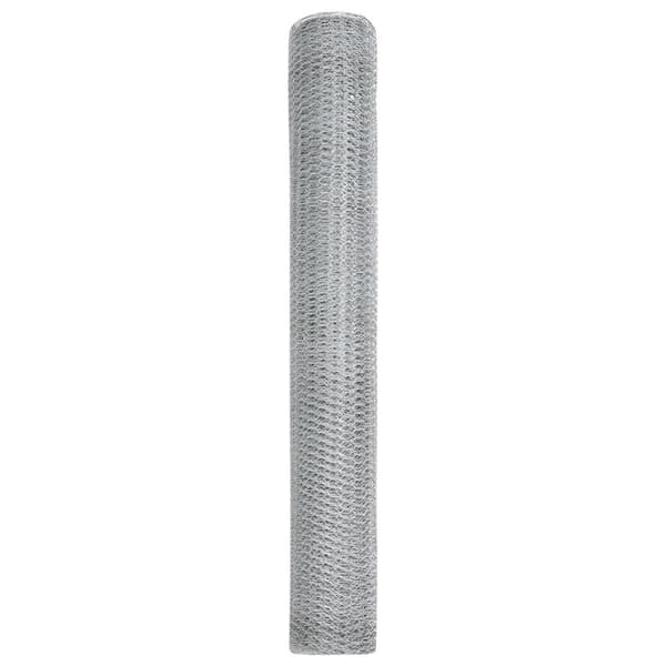 Hexagonstängsel Silver 1 x 10 m Galvaniserat stål