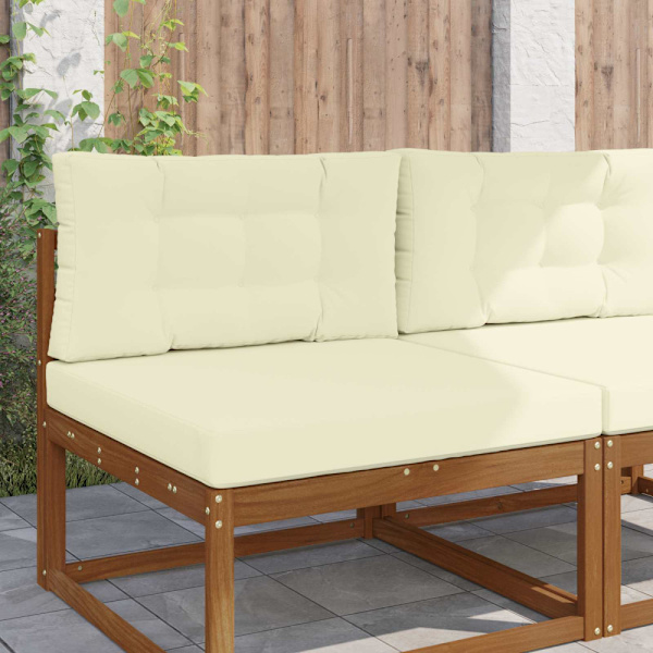 Utomhus Soffa Kudde 2 pcs Kräm Polyester