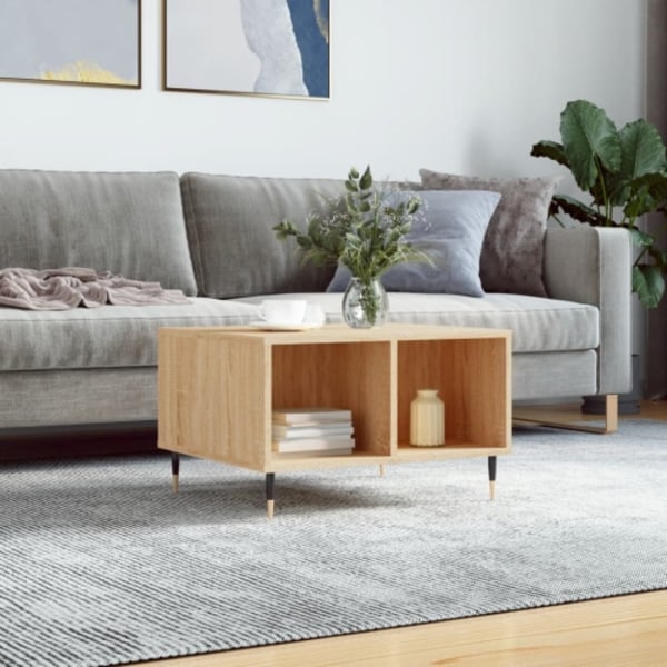 Soffbord sonoma-ek 60x50x36,5 cm konstruerat trä