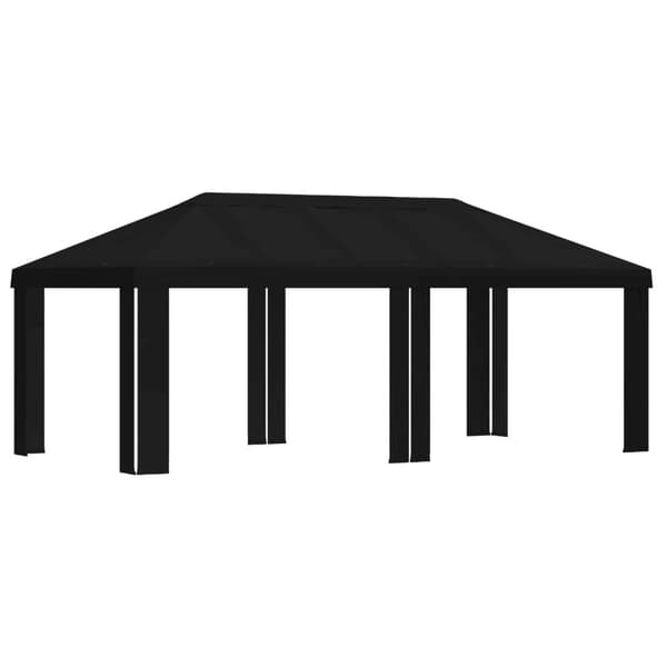 Tältöverdrag 6 x 3 m Svart Polyester 190 gsm
