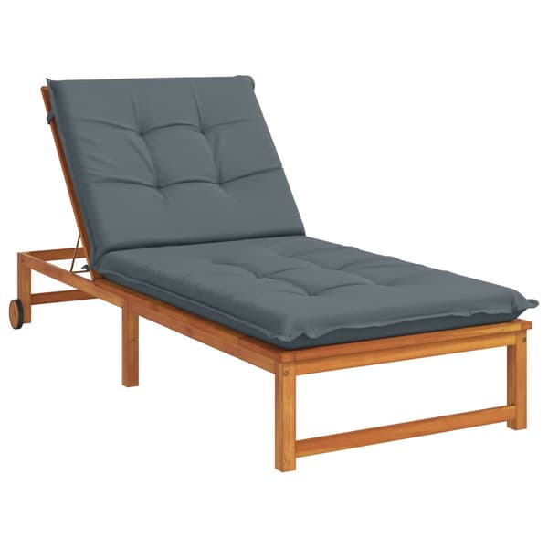 Solstol Kudde GEMERT 100% Polyester Blå 190 x 70 x 9 cm