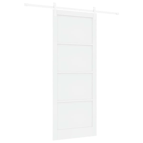 Skjutdörr ORKDAL 93 x 232 cm Konstruerat trä Vit