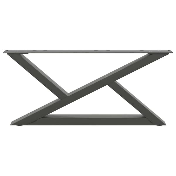 Soffbordsben 2 st antracit 70x(30-31,3) cm stål