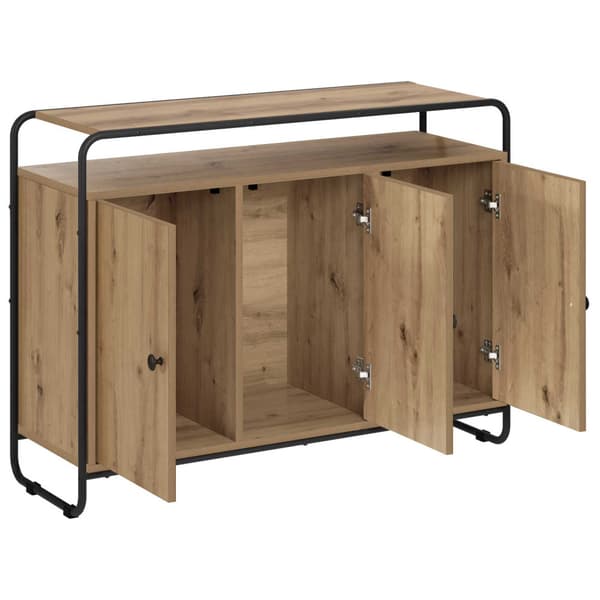 Sideboard Artisan-ek 102 x 35 x 75 cm Konstruerat trä